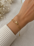 Layered Gold Heart Anklet/Bracelet