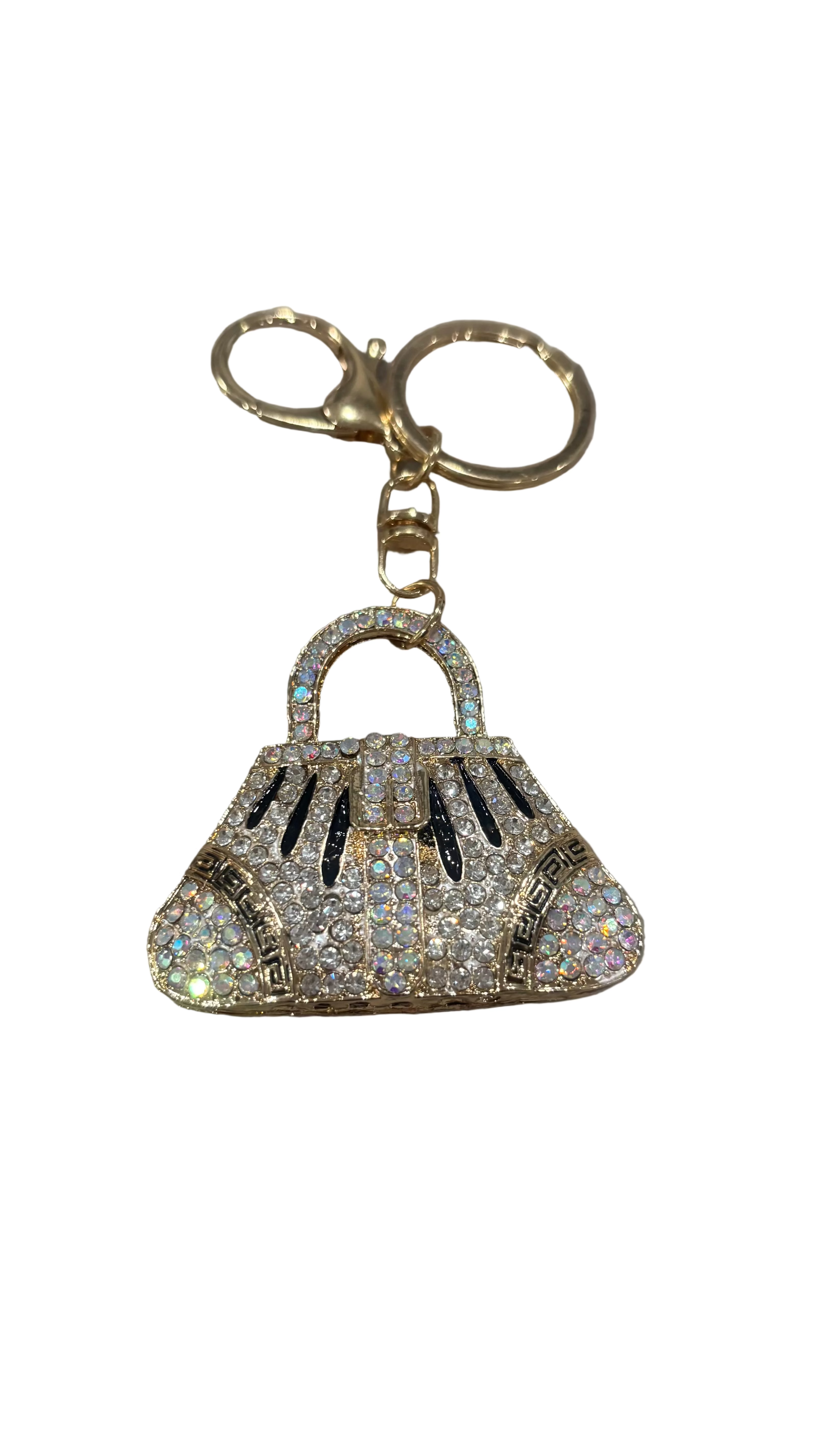 Crystal Designer Style Handbag Keychain – Luxury Purse Charm