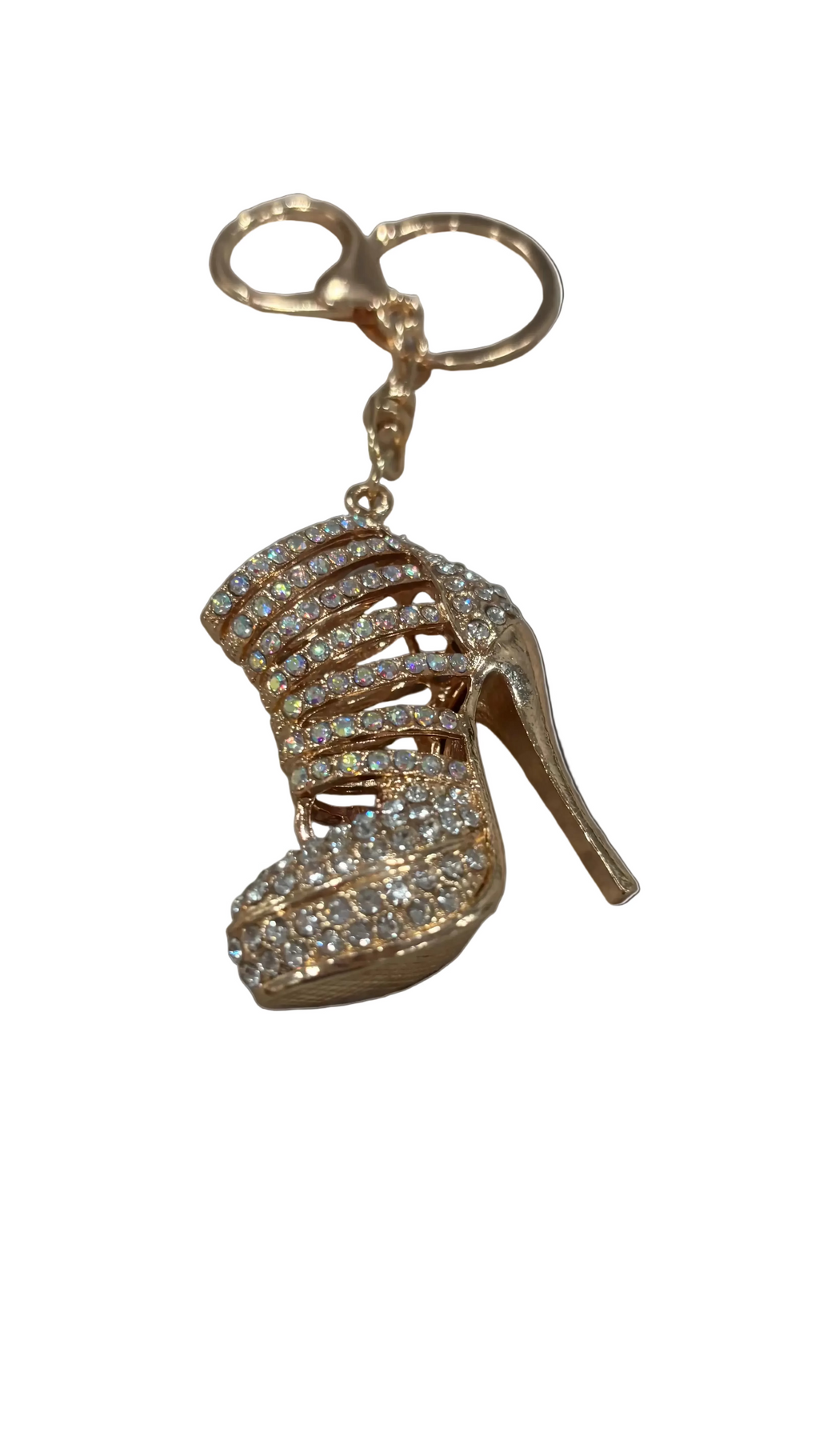 Glam Crystal High Heel Keychain – Boss Fashion Charm