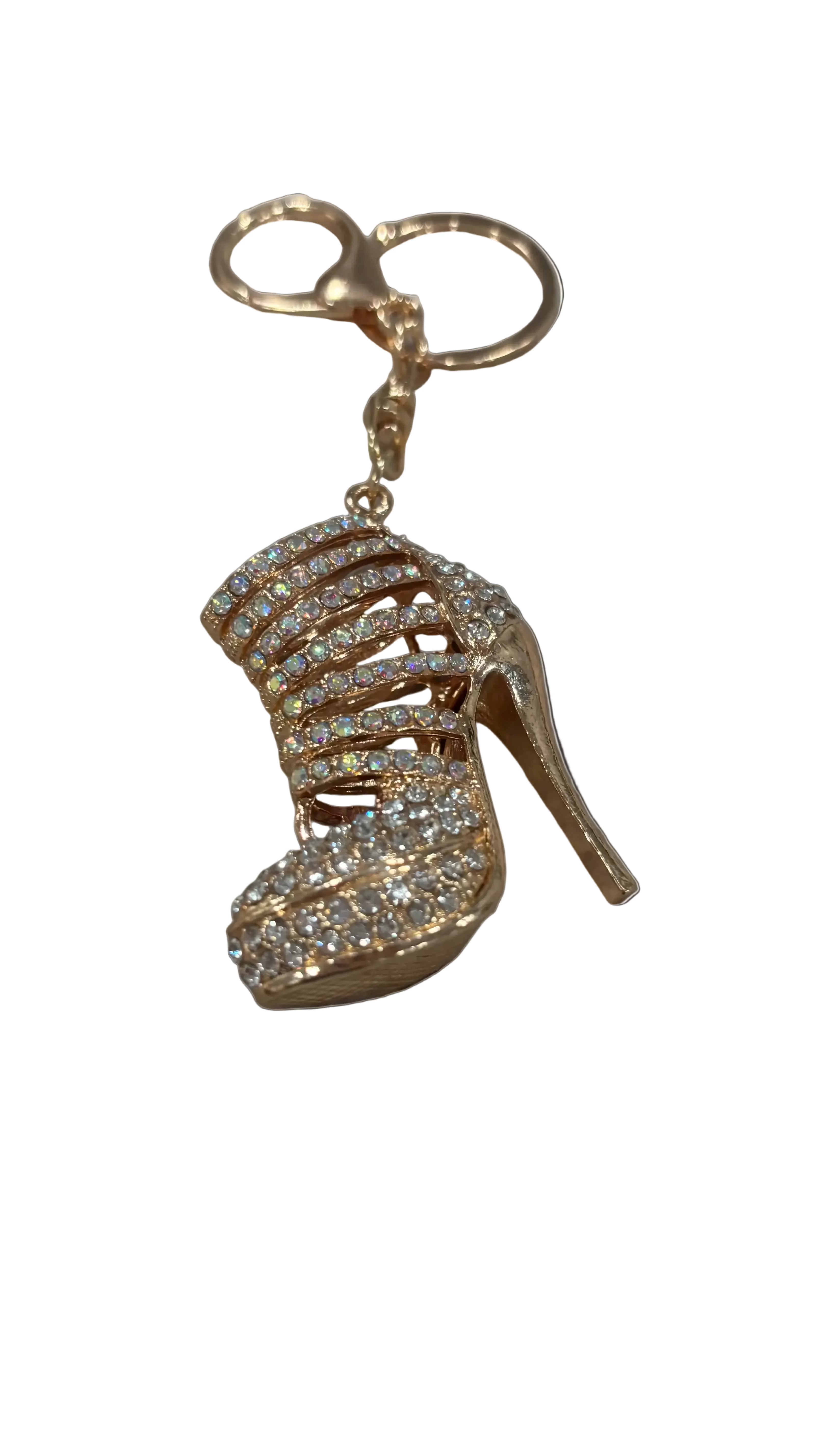 Crystal Stiletto Heel Keychain – Elegant Glam Fashion Charm