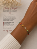 Daisy Delight Flower Bracelet